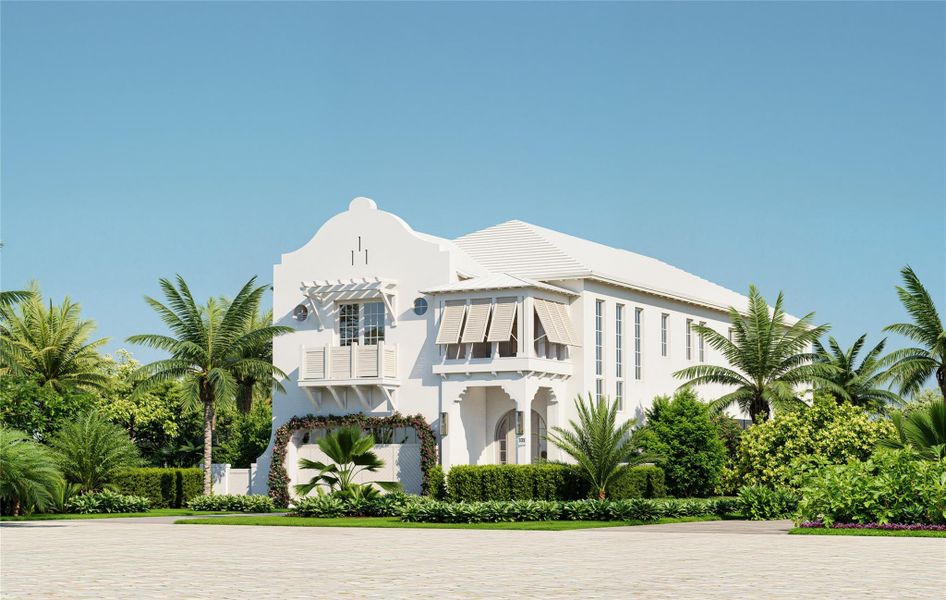 Front exterior of a new home in , Delray Beach, FL, highlighting curb appeal (Image 16).