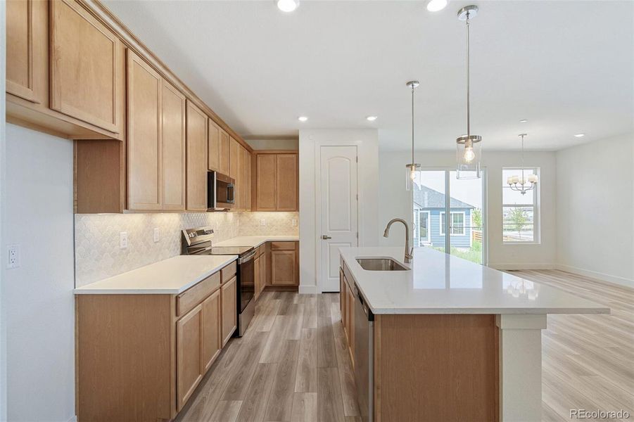 Furnished interior view inside a new home in Legato, Commerce City (Image 8).