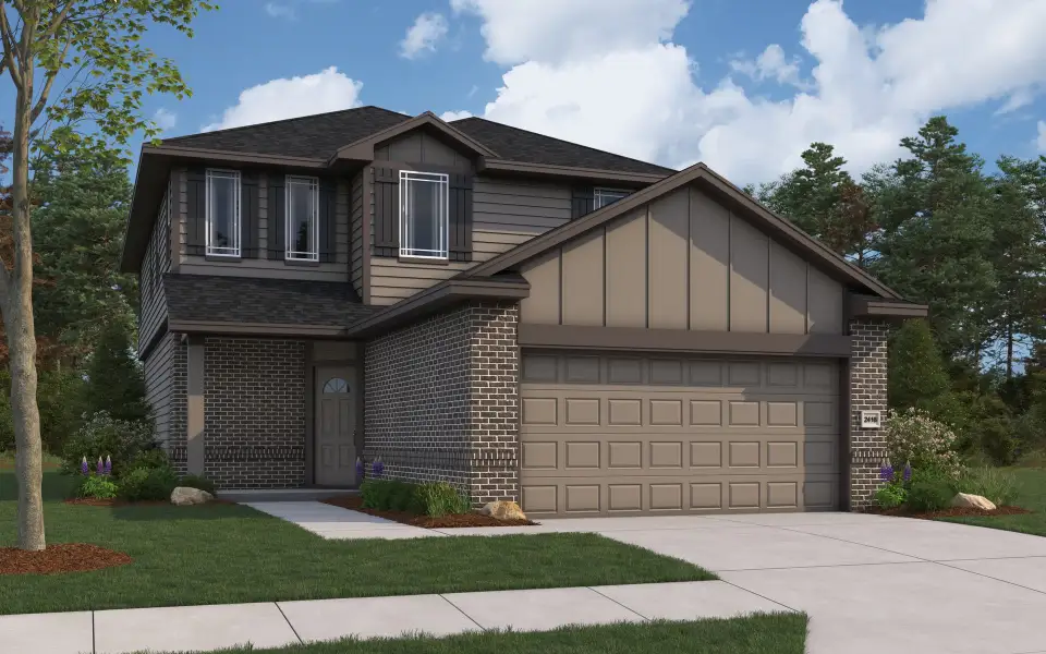 Mansfield - Elevation B - Color Scheme 3 Mansfield - Elevation B - Color Scheme 3