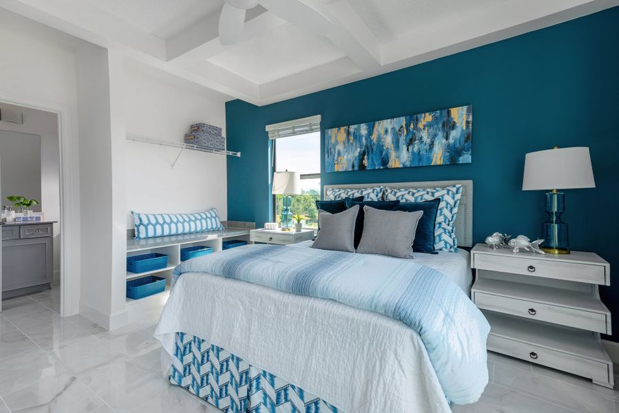 Representative furnished interior of a home built from the Waterfall by Park Square Residential in Paradiso Grande, Orlando (Image 6).