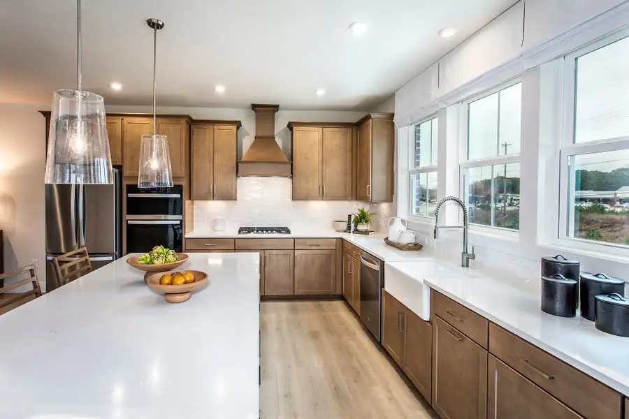 Furnished interior view inside a new home in Towne Village at Suwanee Dam, Sugar Hill (Image 4).