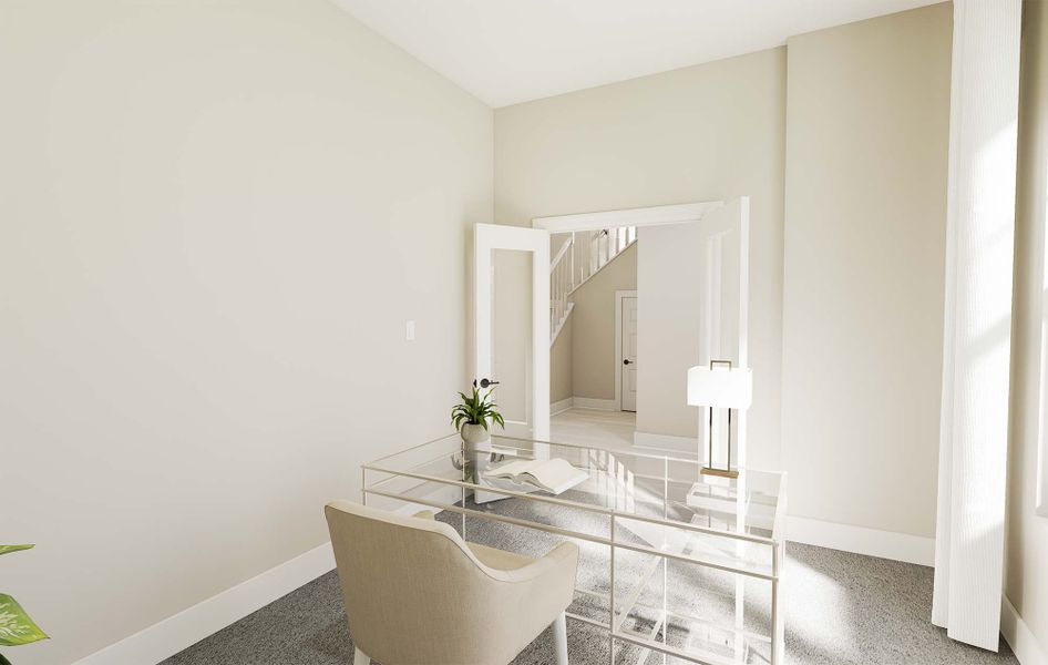 The Melford - Optional Study Doors The Melford - Optional Study Doors