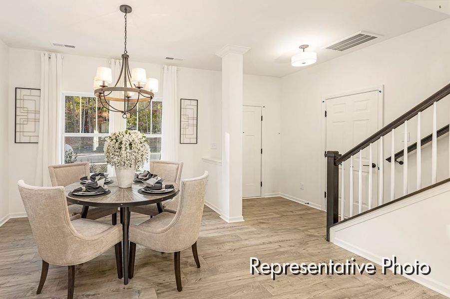 Furnished interior view inside a new home in Shay Crossing, Salisbury (Image 6). Furnished interior view inside a new home in Shay Crossing, Salisbury (Image 6).