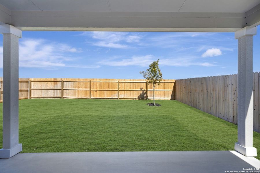 Exterior details and patio area of a home in Park Place, New Braunfels (Image 18). Exterior details and patio area of a home in Park Place, New Braunfels (Image 18).