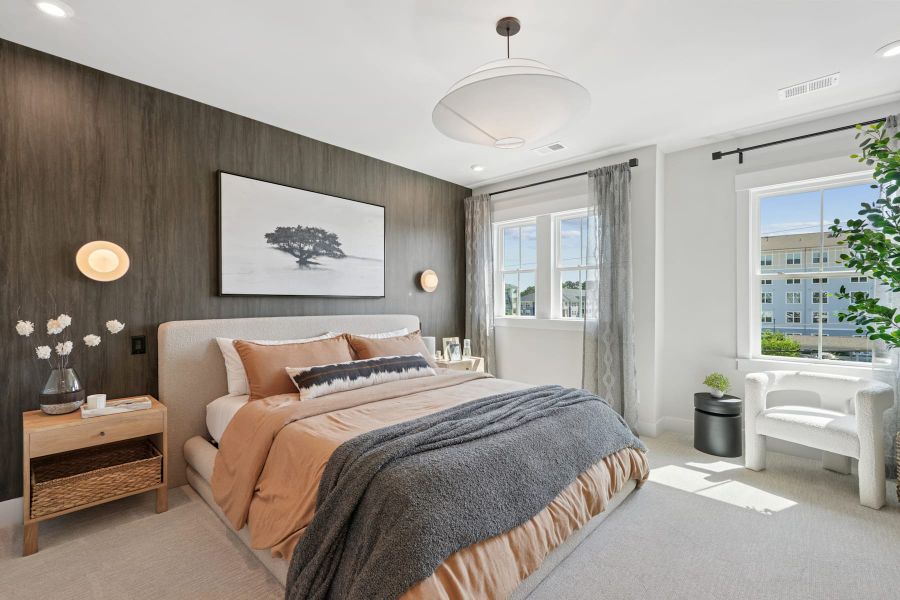 Representative furnished interior of a home built from the Ryder by Tri Pointe Homes in Twinleaf Townes, Chapel Hill (Image 10).