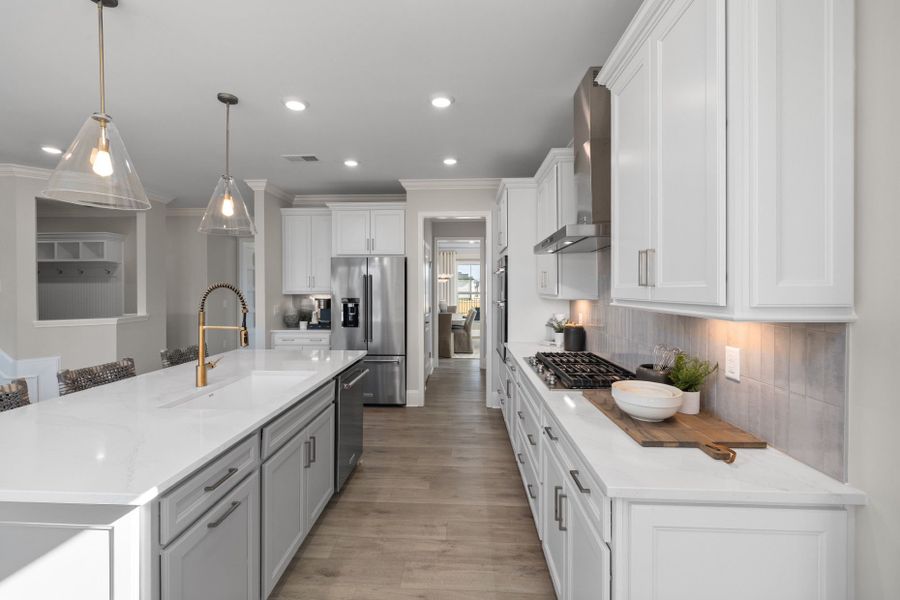 Representative furnished interior of a home built from the Continental by Pulte Homes in Everbrook, Angier (Image 24).