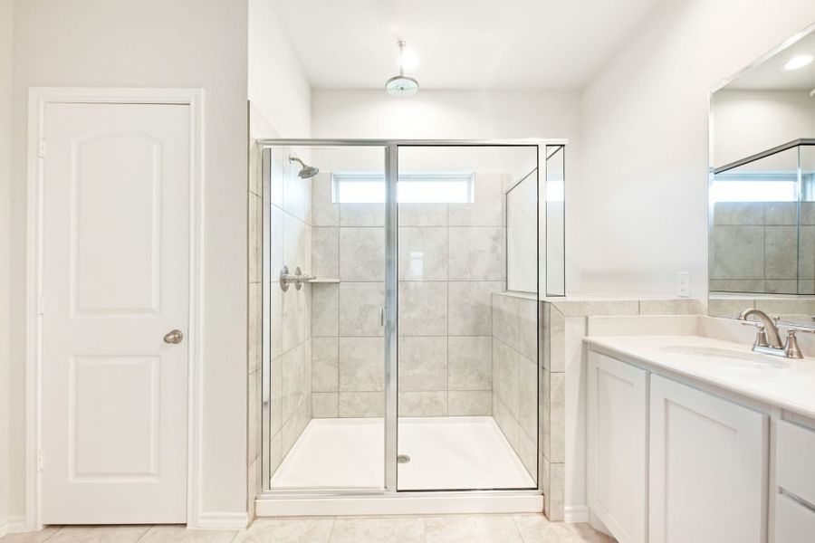 Representative exterior photo of a completed home built from the Radcliffe II by Impression Homes in Stone Eagle, Azle, TX (Image 17).