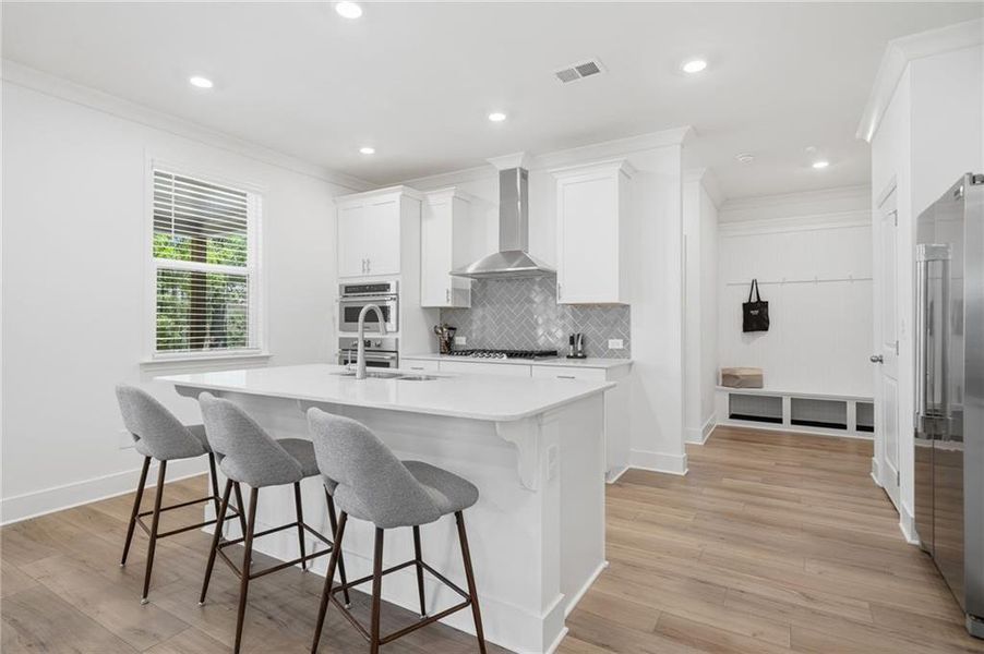 Furnished interior view inside a new home in , Dallas (Image 16).