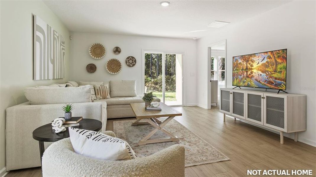 Furnished interior view inside a new home in Grand Reserve, Bunnell (Image 22). Furnished interior view inside a new home in Grand Reserve, Bunnell (Image 22).