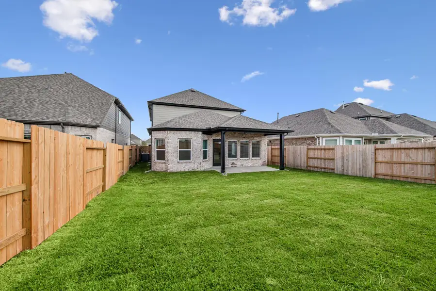 Exterior details and patio area of a home in Marvida, Cypress (Image 4). Exterior details and patio area of a home in Marvida, Cypress (Image 4).