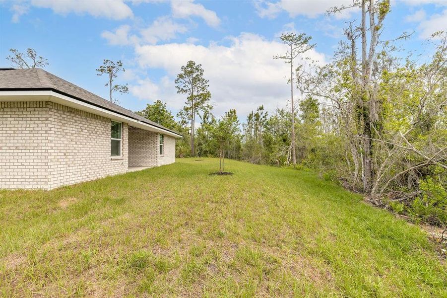 Exterior details and patio area of a home in Palm Coast, Palm Coast (Image 25).