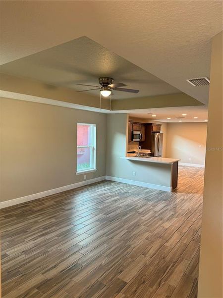 Picture is from a recently  completed home (not the home in this listing) with the same interior decor/color selections.