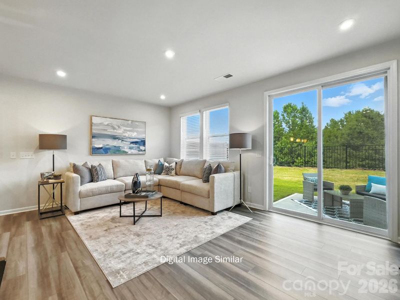 Furnished interior view inside a new home in Bailey Run, Charlotte (Image 9).