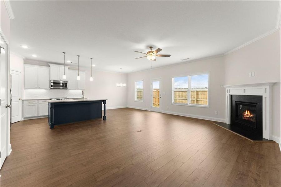 Spacious, unfurnished interior of a new home in , Dawsonville (Image 18).