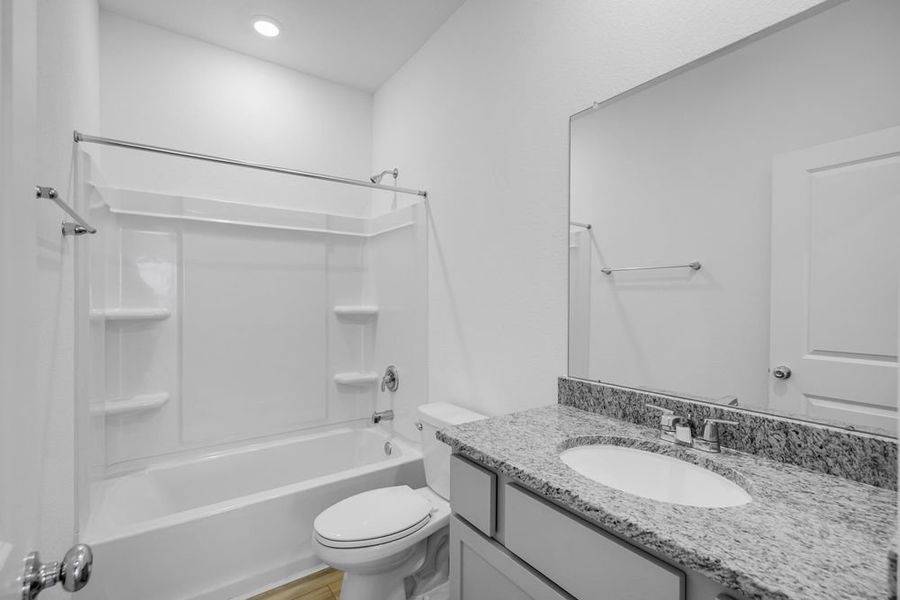 Furnished interior view inside a new home in Brookewater 45s, Rosenberg (Image 9). Furnished interior view inside a new home in Brookewater 45s, Rosenberg (Image 9).