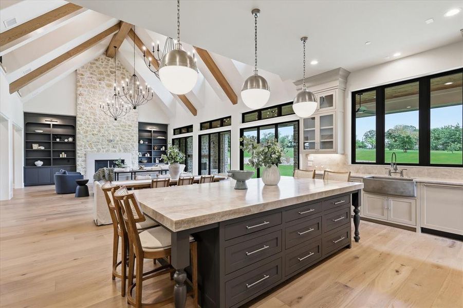 Furnished interior view inside a new home in , Bartonville (Image 8).