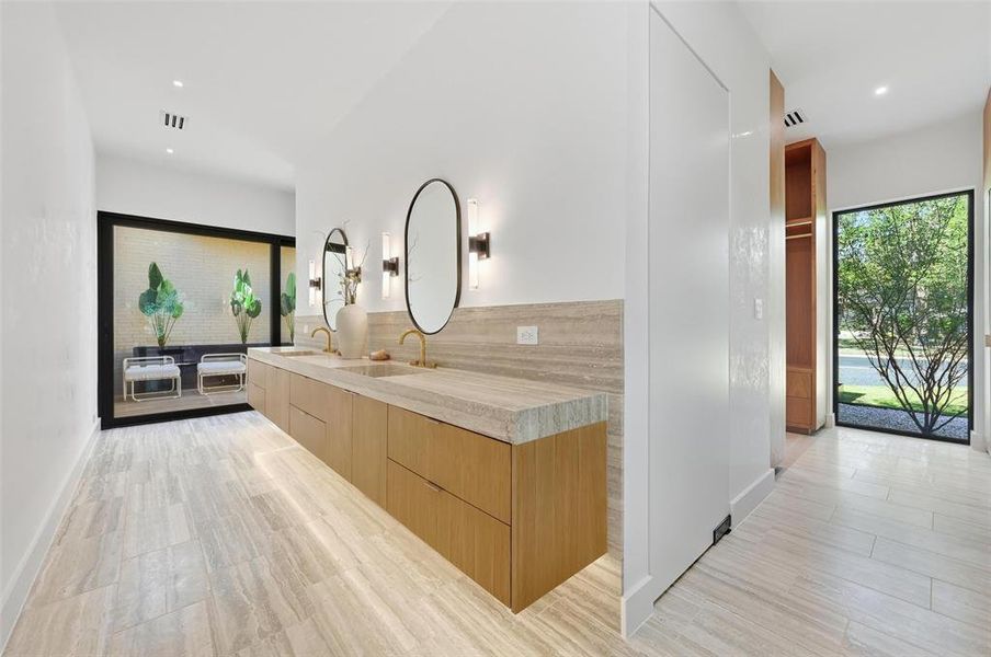 Furnished interior view inside a new home in , Dallas (Image 8).