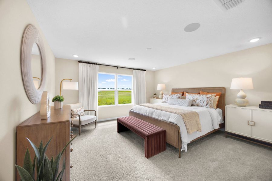 Representative furnished interior of a home built from the Finn by Risewell Homes in Eagletail Landings, Howey-in-the-Hills (Image 8).
