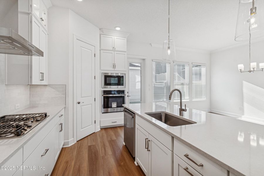 Furnished interior view inside a new home in Seven Pines 24' Rear Entry Townhomes, Jacksonville (Image 10).