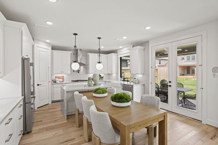 Furnished interior view inside a new home in Jubilee 45', 50', 70', Hockley (Image 12).