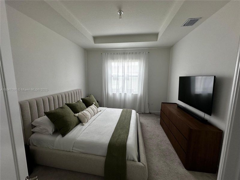 Furnished interior view inside a new home in , Miami (Image 27).