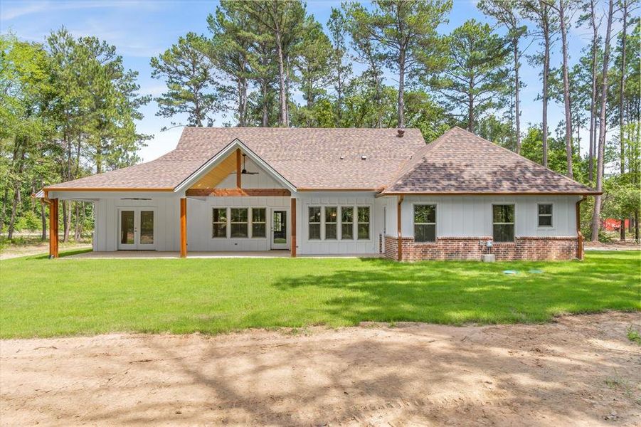 Exterior details and patio area of a home in , Grand Saline (Image 26).