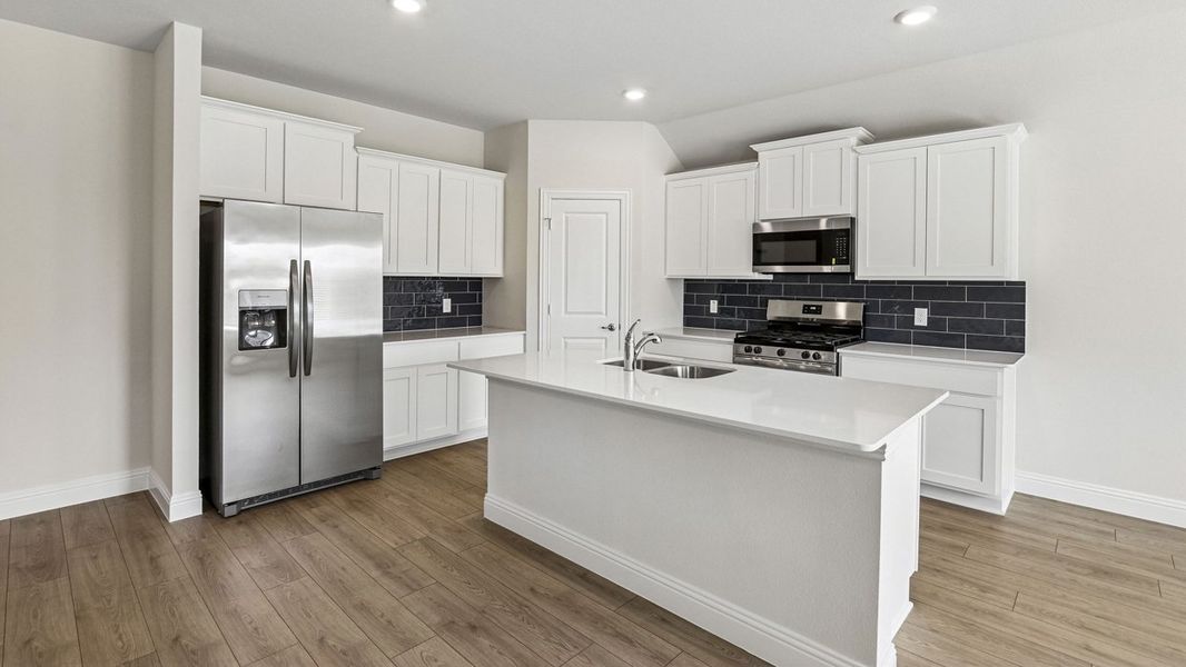 Furnished interior view inside a new home in Silverado, Aubrey (Image 6).