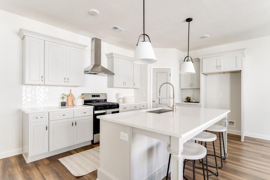 Furnished interior view inside a new home in Parkside, Clarkston (Image 4). Furnished interior view inside a new home in Parkside, Clarkston (Image 4).