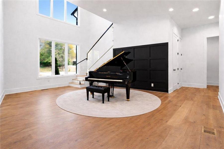 Furnished interior view inside a new home in , Atlanta (Image 10).