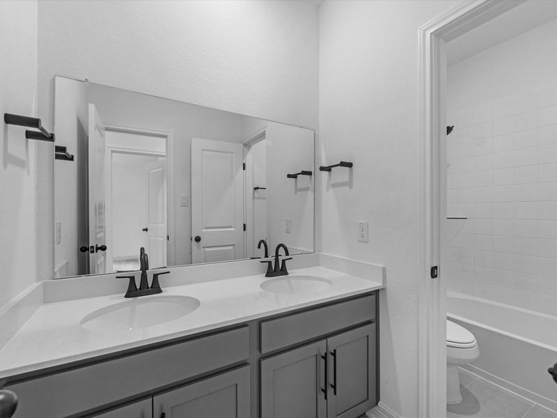 Furnished interior view inside a new home in Emory Glen, Magnolia (Image 9).