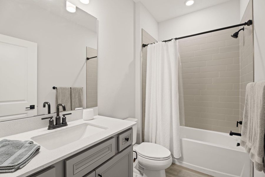 Furnished interior view inside a new home in Veranda Gardens, Port St. Lucie (Image 11).