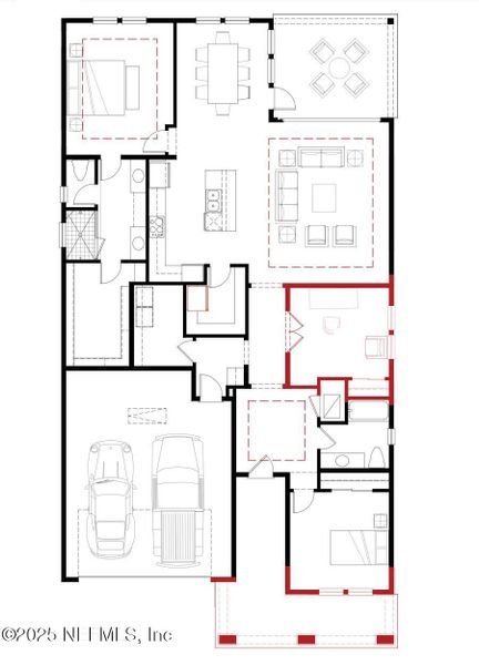 2D floor plan layout of this home in , St. Augustine, FL (Image 3). 2D floor plan layout of this home in , St. Augustine, FL (Image 3).
