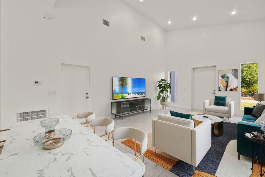 Furnished interior view inside a new home in , Lehigh Acres (Image 28).