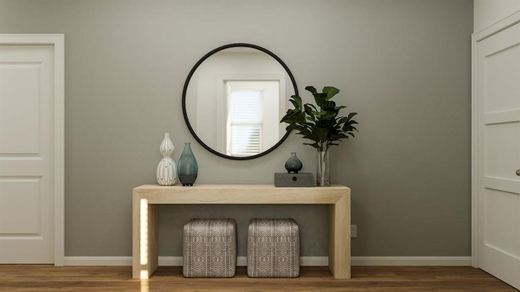 Furnished interior view inside a new home in , Kyle (Image 14).