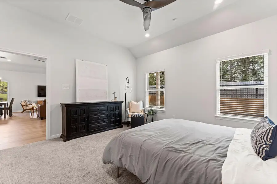Furnished interior view inside a new home in Lexington Heights 50', Willis (Image 12).