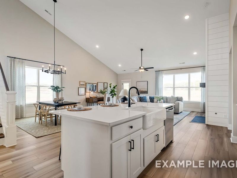 Furnished interior view inside a new home in Woods Crossing, Gallatin (Image 10).