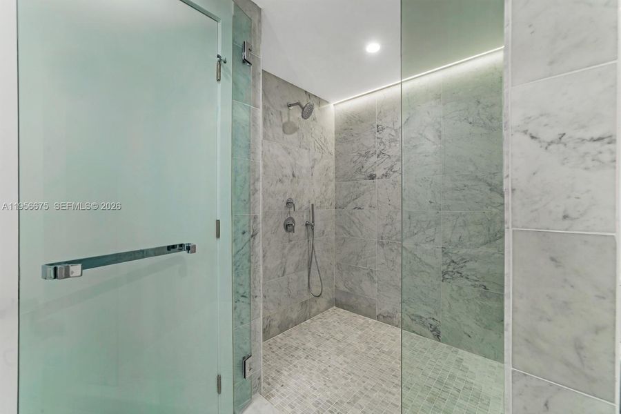 Close-up of interior finishes inside a home in , Bay Harbor Islands (Image 23).