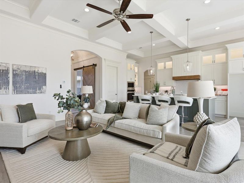 Furnished interior view inside a new home in , Granbury (Image 26).