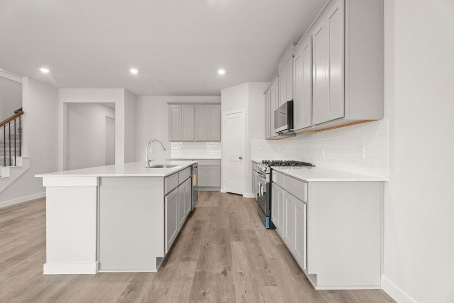 Furnished interior view inside a new home in Trails at Woodhaven, La Marque (Image 5).