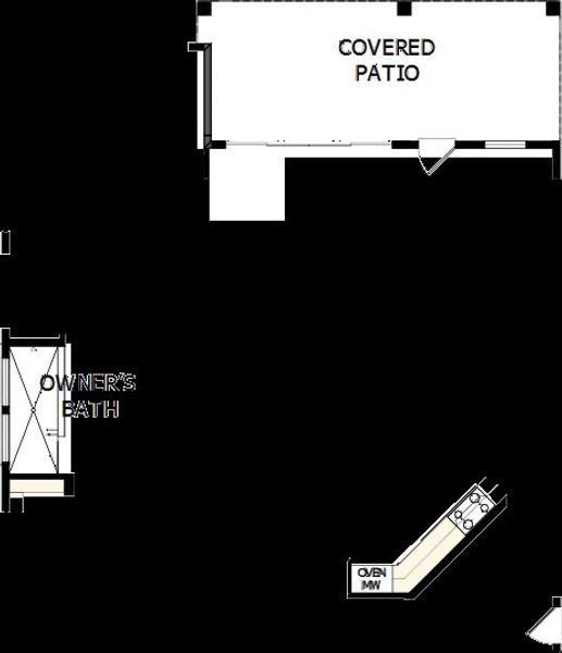2D floor plan layout of this home in Tavolo at Soleo, San Tan Valley, AZ (Image 4).