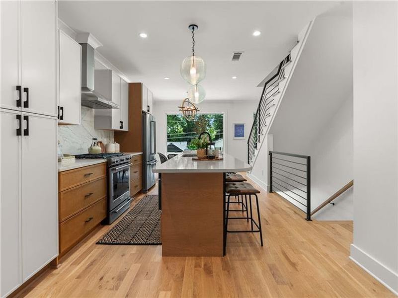 Furnished interior view inside a new home in , Atlanta (Image 6). Furnished interior view inside a new home in , Atlanta (Image 6).