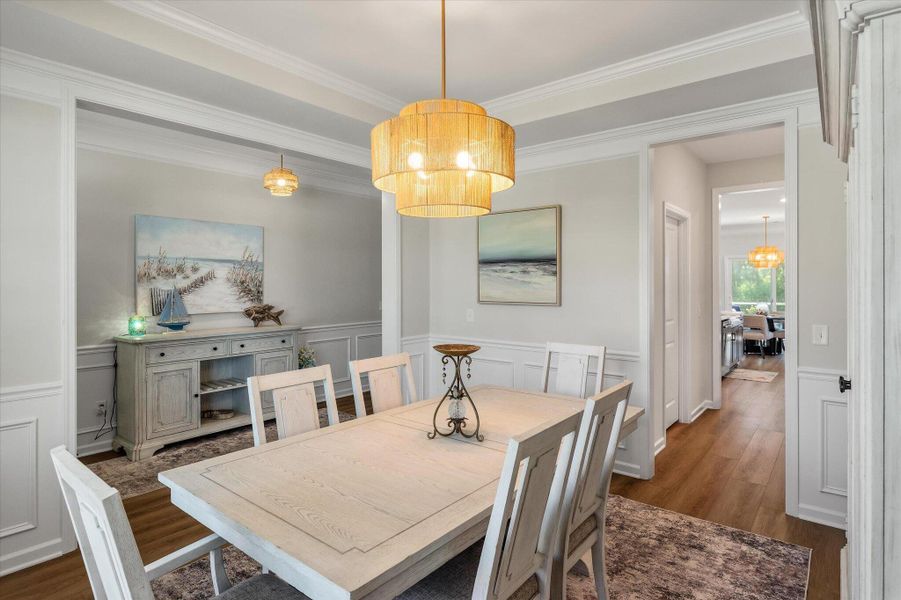 Furnished interior view inside a new home in Parker's Preserve, Ridgeville (Image 7).
