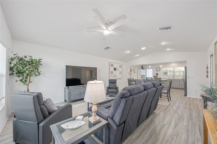Furnished interior view inside a new home in , The Villages (Image 13).