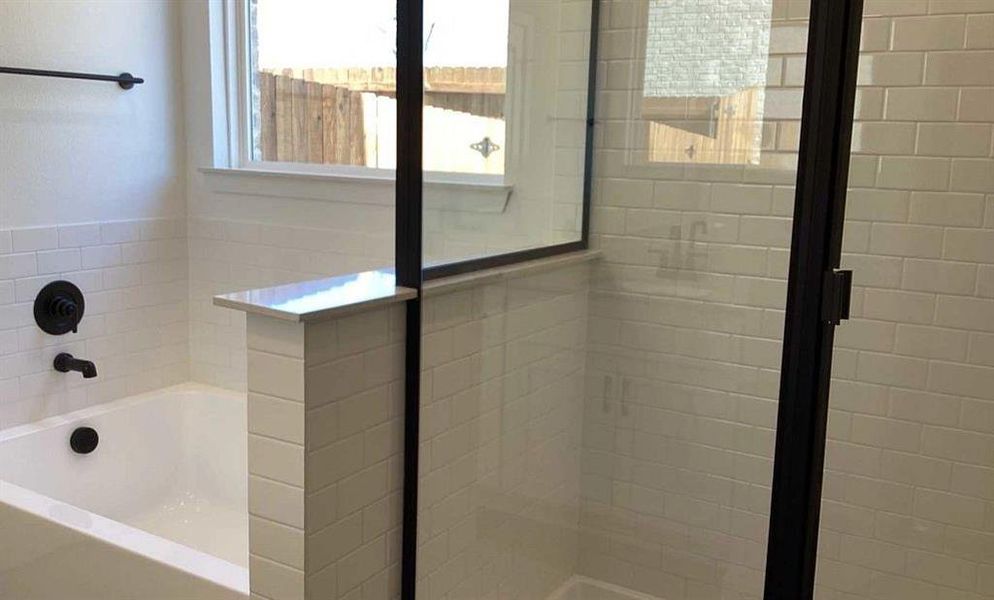 Primary Bathroom Construction Progress featuring the Harmony Collection Primary Bathroom Construction Progress featuring the Harmony Collection