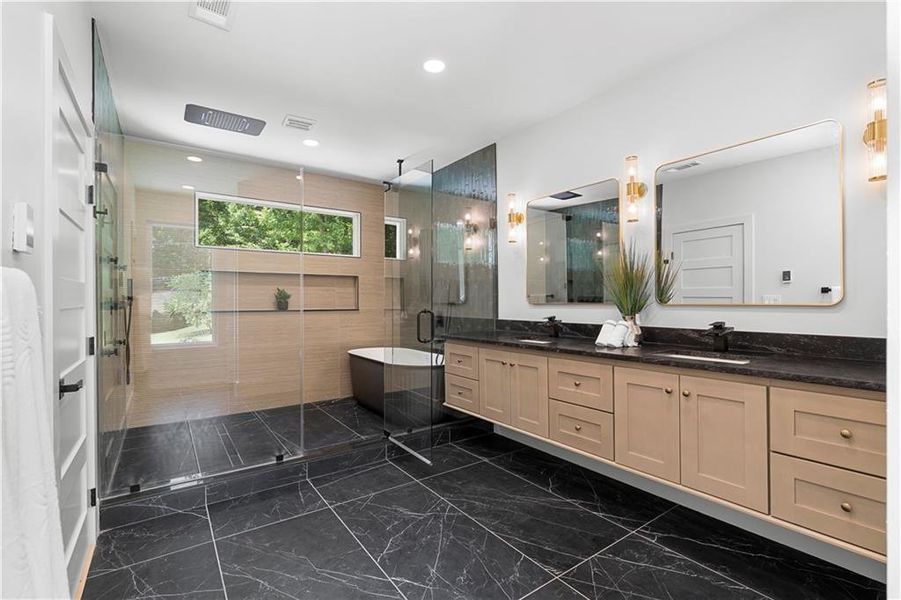 Furnished interior view inside a new home in , Atlanta (Image 74). Furnished interior view inside a new home in , Atlanta (Image 74).