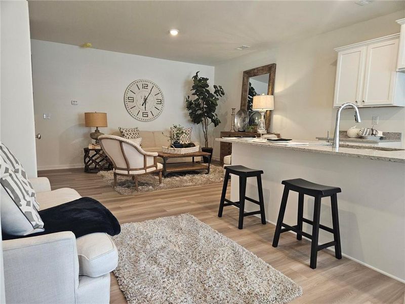 Furnished interior view inside a new home in , Conyers (Image 33).