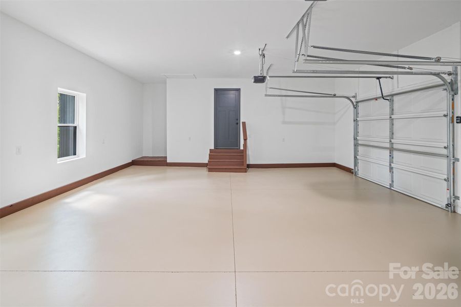 Oversized Attached Garage