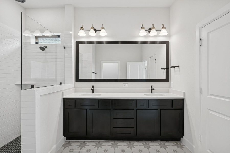 Furnished interior view inside a new home in Grange - Reserve Collection, Katy (Image 8).