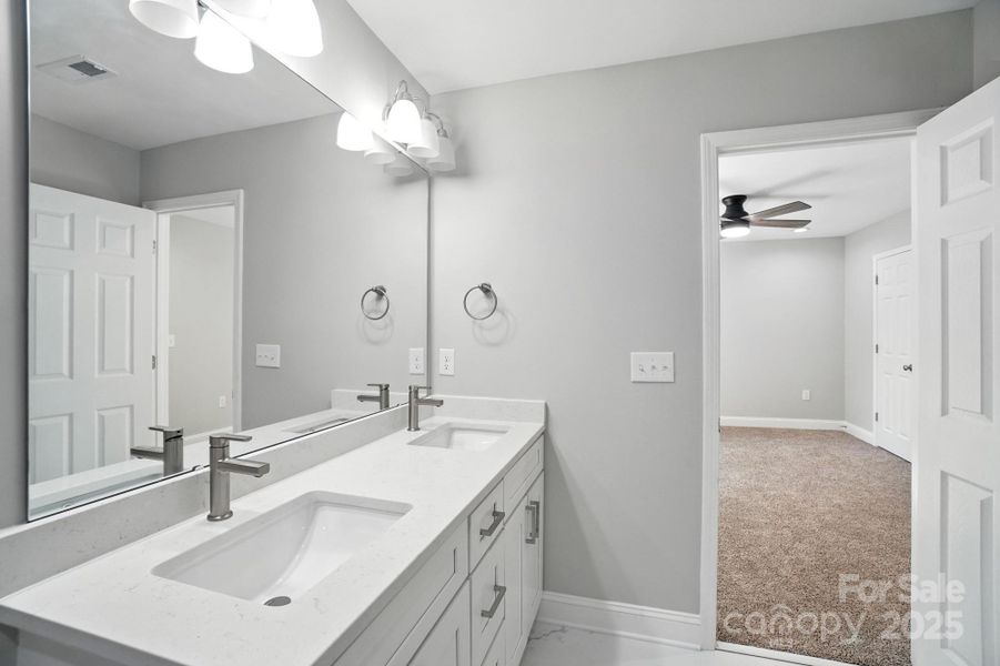 Furnished interior view inside a new home in , Charlotte (Image 8).