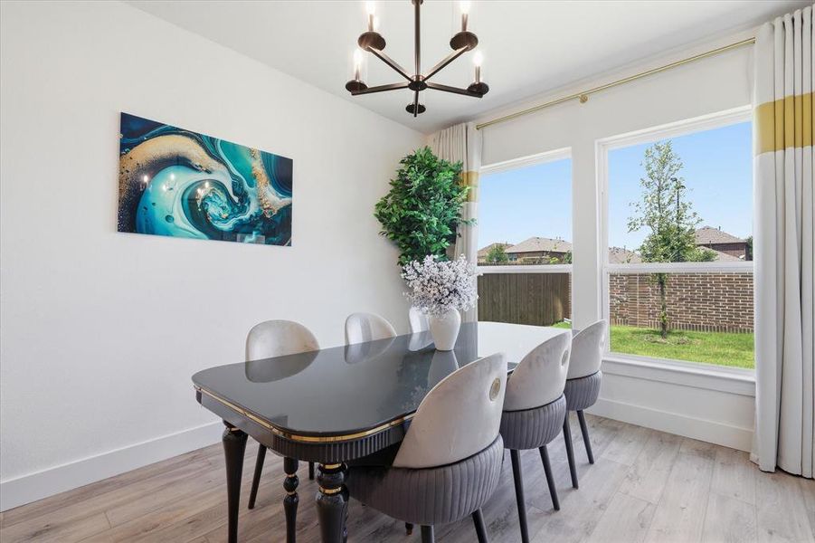 Furnished interior view inside a new home in Valencia on The Lake, Little Elm (Image 25).